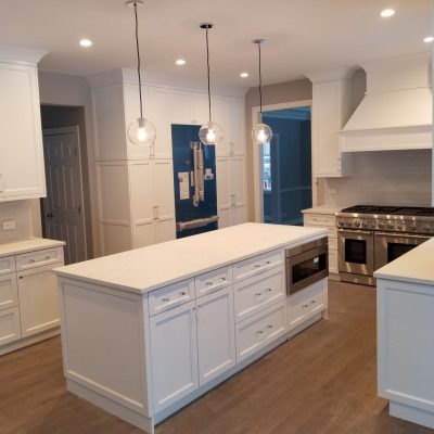 white kitchen remodel