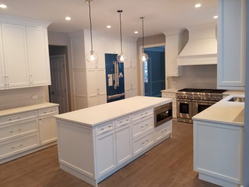 white kitchen remodel